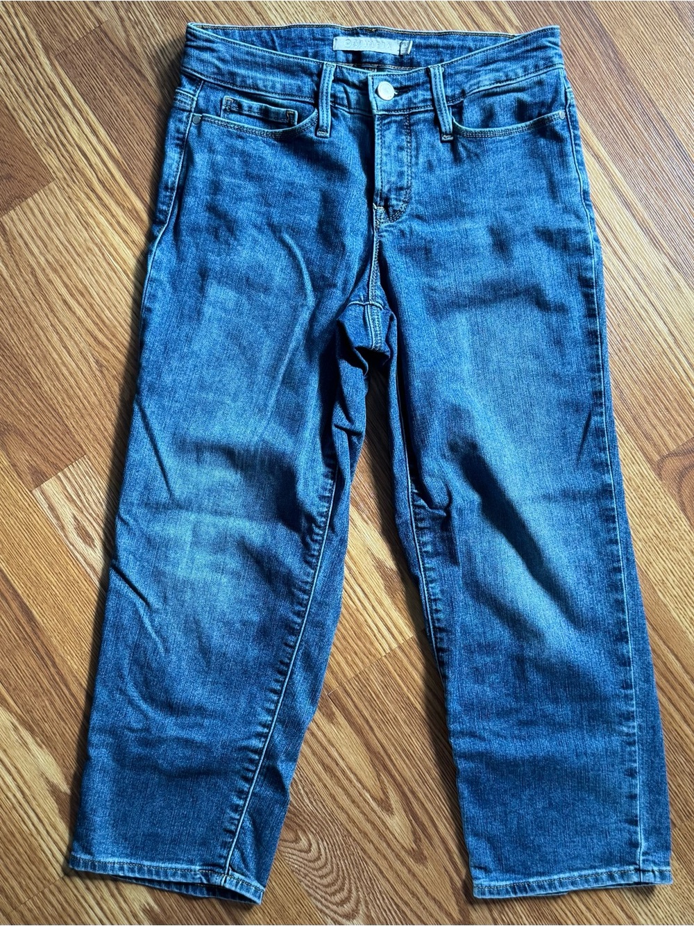 Athleta Women's SculptTek Wide-Leg Cropped Denim Jeans